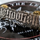 HETROERTZEN - Ambigram logo, metal pin