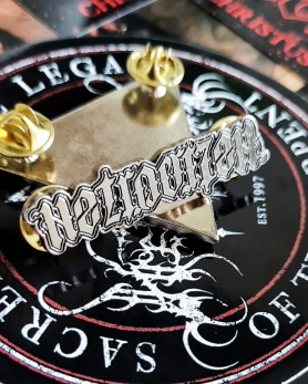 HETROERTZEN - Ambigram logo, metal pin - Metal pin