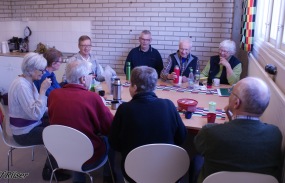 Fikapaus i Boulehallen