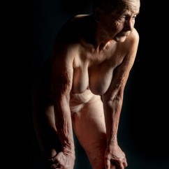 Maj is a naturist and comfortable with her nudity. She sees aging and body imperfections as a natural part of life.