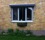 3-luft PVC-fönster med grå utsida