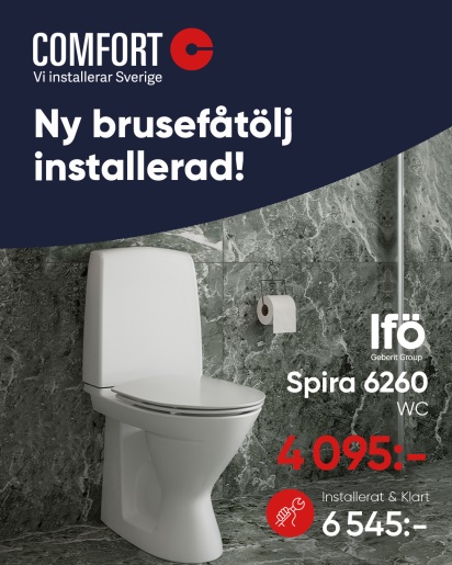 Kampanjpris på Ifö Spira 6260 WC-stol