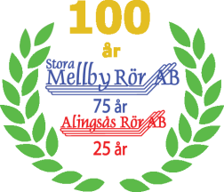 100 års jubileum: Stora Mellby Rör 75 år och Alingsås Rör 25 år