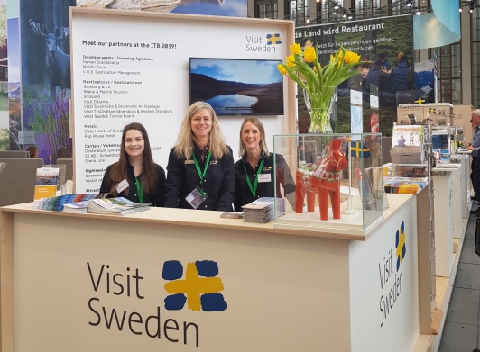 VisitSweden i Tyskland samordnar alla destinationerna inom den svenska montern på ITB Berlin VisitSweden i Tyskland samordnar alla destinationerna inom den svenska montern på ITB Berlin