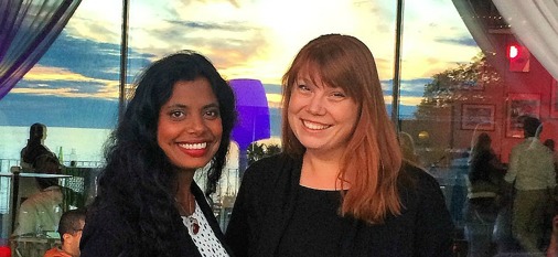 Bild: Fina minnen från när vi lanserade nätverket Nudging Sweden under Almedalsveckan 2014. Left/Vänster - Åsa Sandberg. Right/Höger - Katharina Paoli Bild: Fina minnen från när vi lanserade nätverket Nudging Sweden under Almedalsveckan 2014. Left/Vänster - Åsa Sandberg. Right/Höger - Katharina Paoli