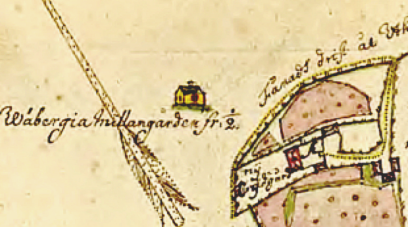 En ny Trädgård planeras 1727 i den östra delen av Backas tomteplats.