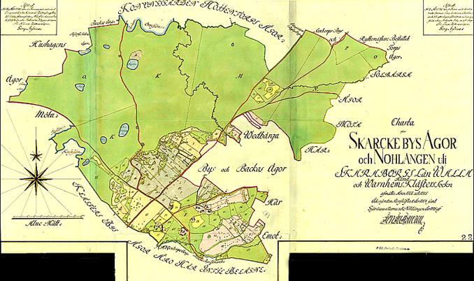 Karta från Lantmäteriet Historiska Kartor