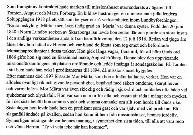 Ur Varnhemsbygden 2011, artikel av Brigitta Johansson 1981/82