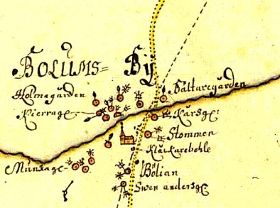Bolums village 1713