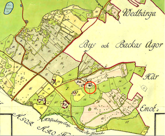 Lantmäteriets Historiska Kartor - Karta bearbetad av Henrik Ek
