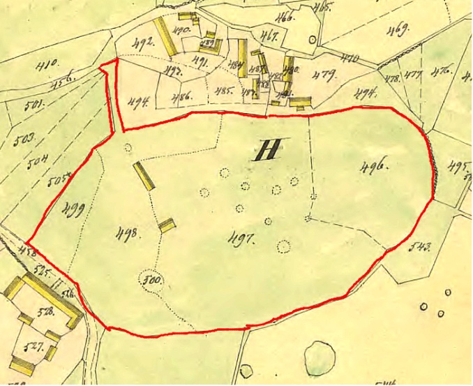 Karta 1839 inför Laga skiftet - Historiska Kartor Lantmäteriet
