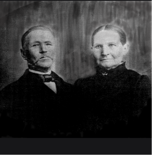 Lars Gustafsson och Sofia Christina Petersson 1901. Foto Verna Anderssons samling