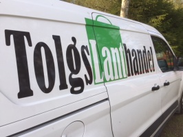 Leverans med vår företagsbil Leverans med vår företagsbil