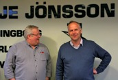 Ulf Jönsson, VD, och Jonas Sjöstedt, Partiledare för Vänsterpartiet