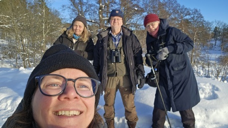 ... tätt följda av Snösparvarna, 36 arter: Anna Olsson, Majna Gemsjö, Sven Faugert, Eva Stenvång Lindqvist.