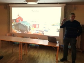 Anders Haglund berättade om fågelåret på Horssten.