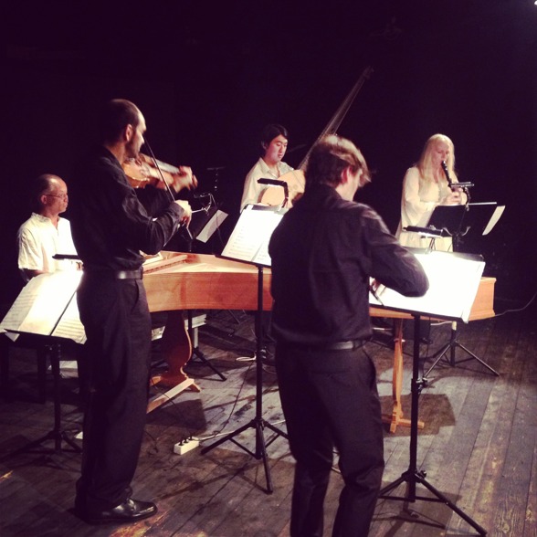 Peter Lönnerberg, Rastko Roknic, Dohyo Sol, Aureliusz Golinski and Emelie Roos during concert. Peter Lönnerberg, Rastko Roknic, Dohyo Sol, Aureliusz Golinski and Emelie Roos during concert.