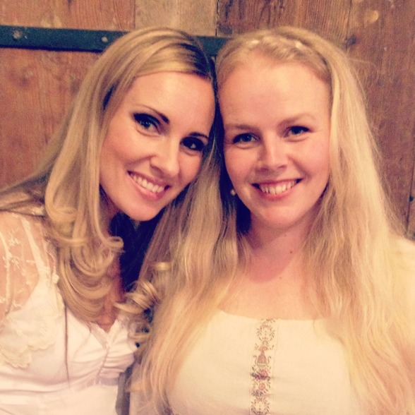 Hannah Holgersson and fantastic Emelie Roos after the concert! Hannah Holgersson and fantastic Emelie Roos after the concert!