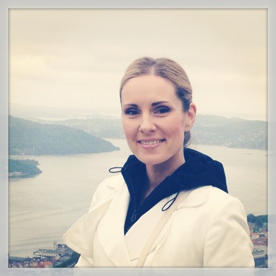 Hannah Holgersson with a great Bergen view!