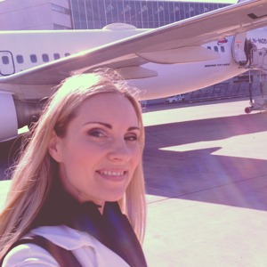 Hannah Holgersson on her way to Oslo