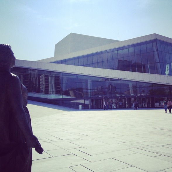 Rehearsal at the Oslo Opera! Rehearsal at the Oslo Opera!