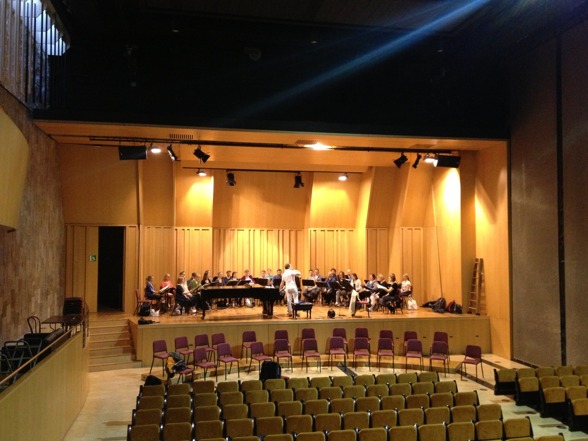 Yesterday, during rehearsal at Palau de la Música! Yesterday, during rehearsal at Palau de la Música!