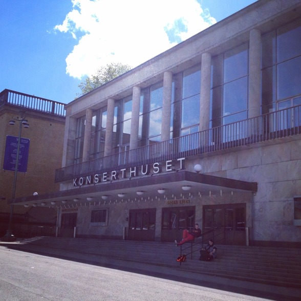 The Gothenburg Concert Hall bathing in sunshine! The Gothenburg Concert Hall bathing in sunshine!