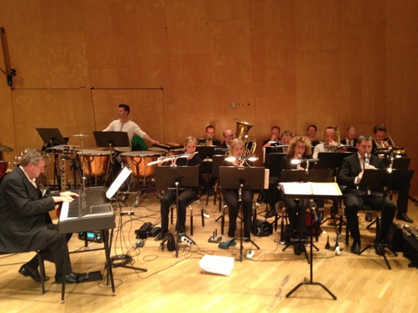 The Chalmers orchestra conducted by Anders Ottosson during rehearsal. The Chalmers orchestra conducted by Anders Ottosson during rehearsal.