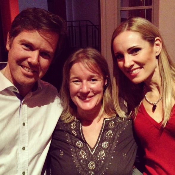 Christoffer Holgersson, Maria Lindal and Hannah Holgersson after the last performance! Christoffer Holgersson, Maria Lindal and Hannah Holgersson after the last performance!