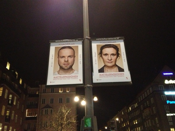 Posters of the upcoming St Matthew Passion seen everywhere! Posters of the upcoming St Matthew Passion seen everywhere!