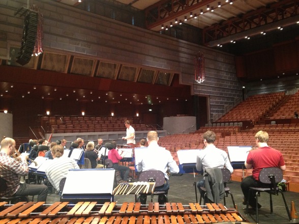Rehearsal with Marinens Musikkår and Per-Otto Johansson in Crusellhallen! Rehearsal with Marinens Musikkår and Per-Otto Johansson in Crusellhallen!
