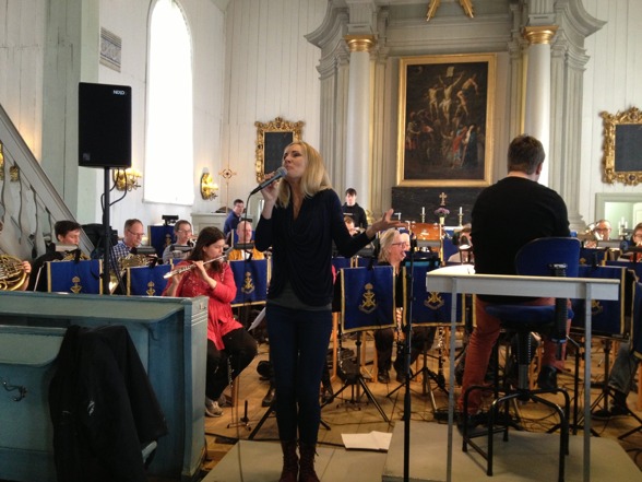Hannah Holgersson rehearsing music from West Side Story, Bernstein. Hannah Holgersson rehearsing music from West Side Story, Bernstein.