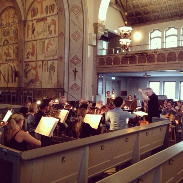 S:t Matteus Symfoniorkester and conductor Sonny Jansson S:t Matteus Symfoniorkester and conductor Sonny Jansson