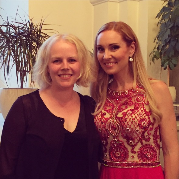 Emelie Roos, founder of the festival, and Hannah Holgersson Emelie Roos, founder of the festival, and Hannah Holgersson