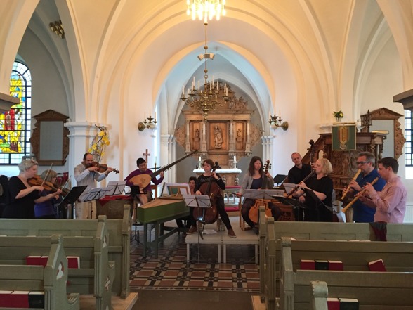 Dress rehearsal of the opening concert of Höör Baroque Festival 2016 Dress rehearsal of the opening concert of Höör Baroque Festival 2016