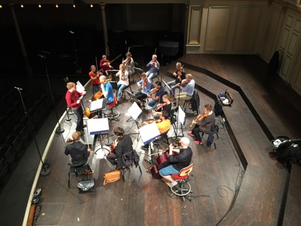 Musica Vitae during dress rehearsal at Musikaliska.