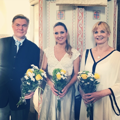 Gunnar Birgersson, Hannah Holgersson and Gunnel Fred at Sundbybergs kyrka