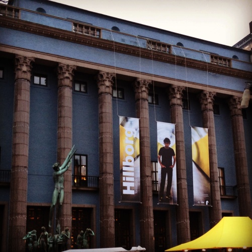 Hillborg banners at the Stockholm Concert Hall!