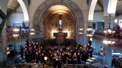 St John Passion by J S Bach at St Matthew's Church, Stockholm. Photo: Anne Bylund