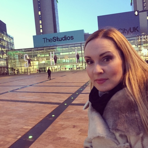 Hannah Holgersson at the BBC Studios, Manchester
