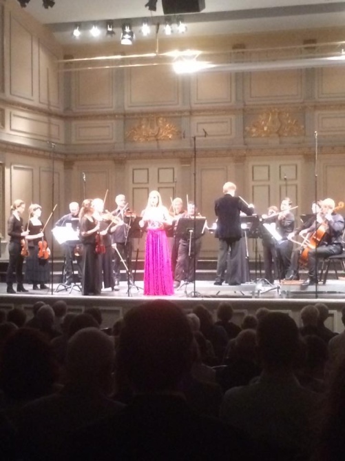 Hannah Holgersson and Musica Vitae performing Benjamin Britten. Photo: Carl Unander-Scharin