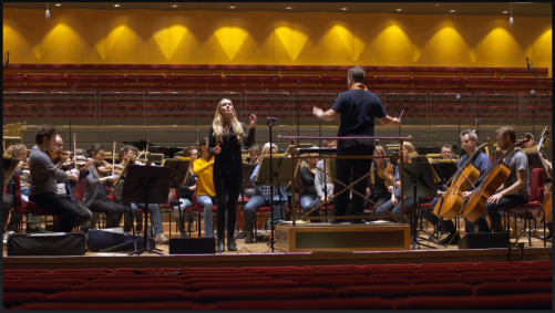 Hannah Holgersson singing "O dessa ögon" with the Stockholm Royal Philharmonic Orchestra and conductor Sakari Oramo. November 20th 2014.