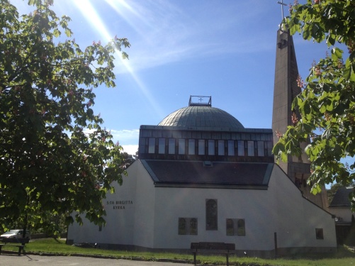 The concert venue; St:a Birgitta kyrka, Nockeby