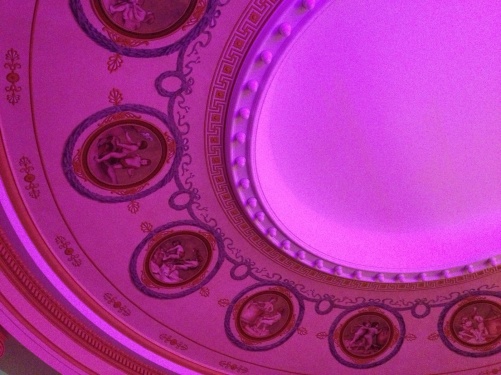 The ceiling of Cassels.