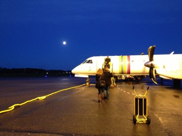 Early flight from Stockholm/Bromma for rehearsal in Karlskrona today!