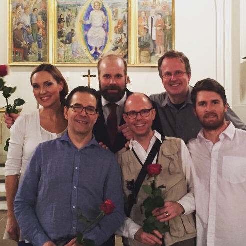 From the left: Hannah Holgersson, Mikael Bellini, Jakob Högström, Olof Lilja, Stefan Själander and Erik Arnelöf