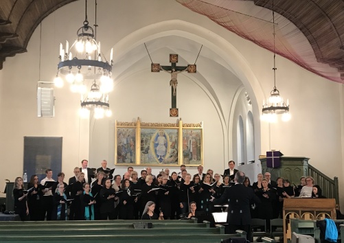 Rehearsal in Gustavsbergs kyrka
