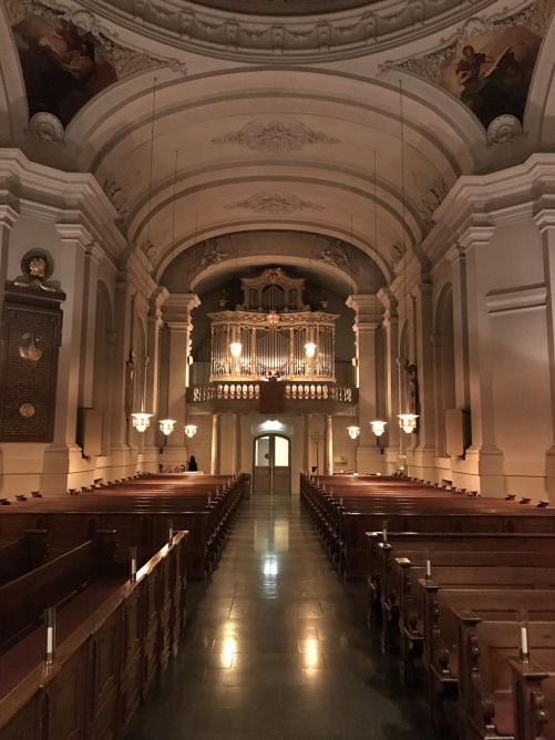 Adolf Fredriks kyrka before the Christmas Eve Mass.