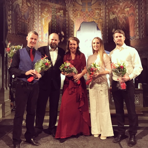 Johan Christensson, Jakob Högström, Ivonne Fuchs, Hannah Holgersson and Erik Arnelöf