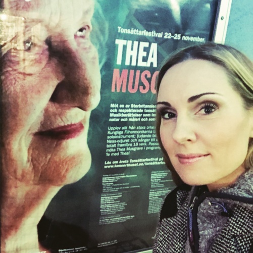 Hannah Holgersson at the Stockholm Concert Hall and the Thea Musgrave Festival